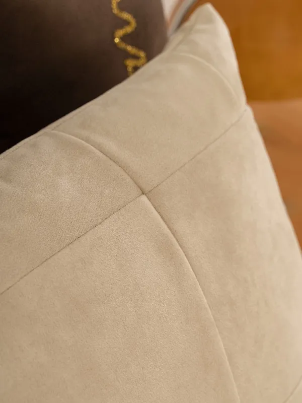 Сәндік жастық, 45х45 см, полиэстер/спандекс, құм, Neutral, image-4