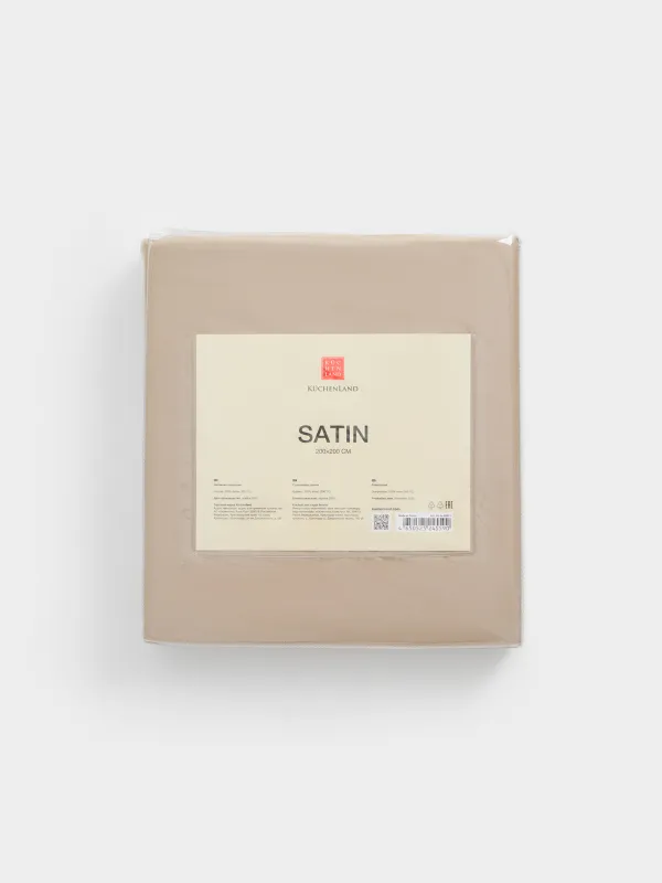 Натяжная простыня, сатин 300 ТС, Satin, image-5