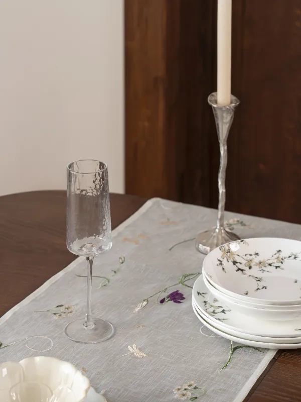 Дорожка настольная, 40х160 см, Цветы, Curiosity flower, image-9