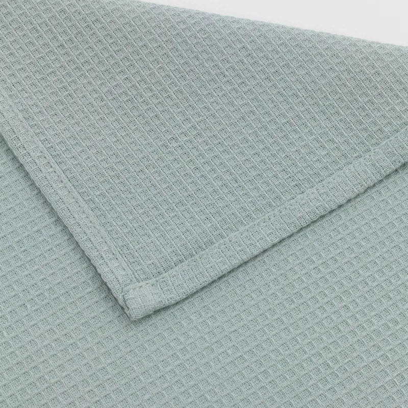 Ас үй сүлгісі, 40х60 см, 3 дана, мақта, ментол/қоңыр/сарғылт-қоңыр, Waffle, image-9