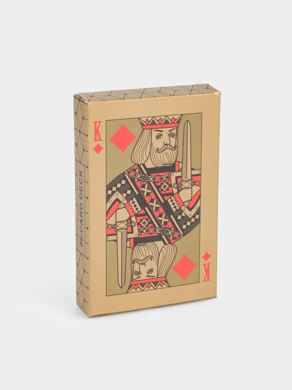 Игра настольная, 9x6 см, карты, бумага, золотистая, Hobby light, image-4