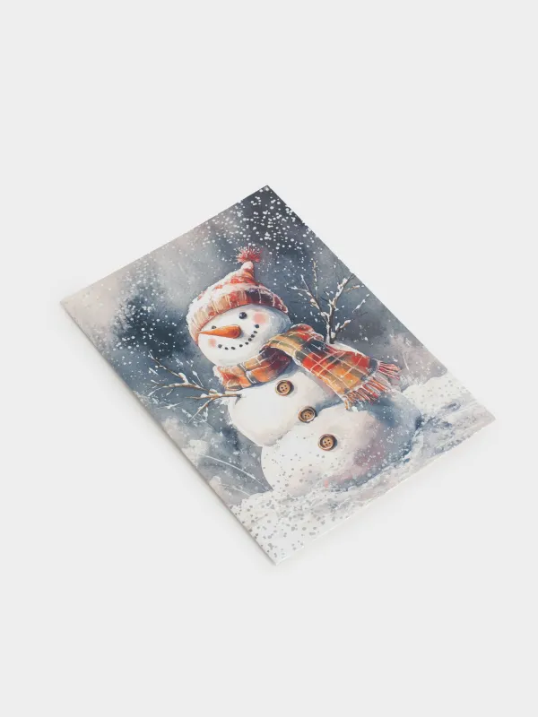 Открытка подарочная, 12х17 см, бумага, Snowy, image-2