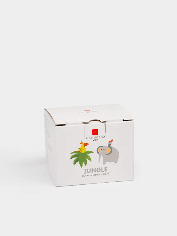 Саптыаяқ, балаларға арналған, 280 мл, фарфор N, ақ, Сафари, Jungle, image-5