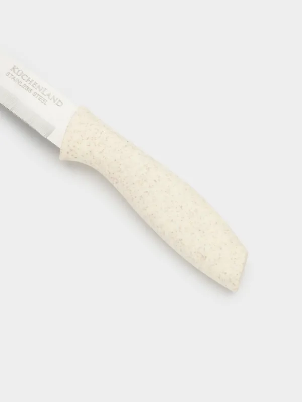 Кескіш пышақ, 13 см, болат/пластик, сүт түсті, Speck-light, image-3