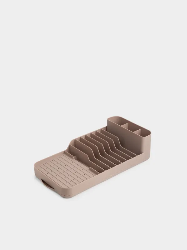 Ыдыс-аяққа арналған кептіргіш, 44х22 см, пластик, сарғылт-қоңыр, Galori, image-0