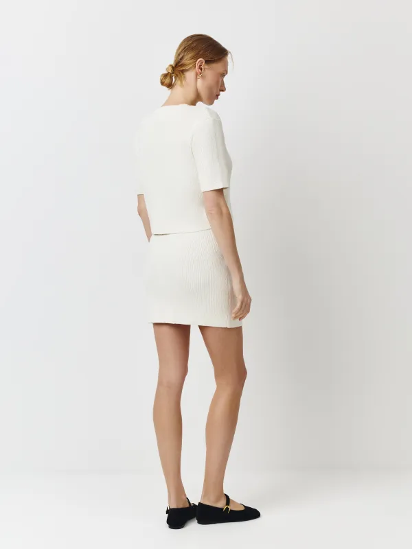 Юбка женская, молочная, Amapola, image-3