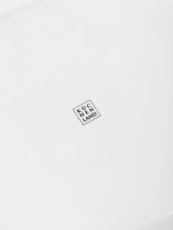 Тарелка обеденная, 27х21 см, фарфор P, белая, Лепесток, Blomblad, image-5