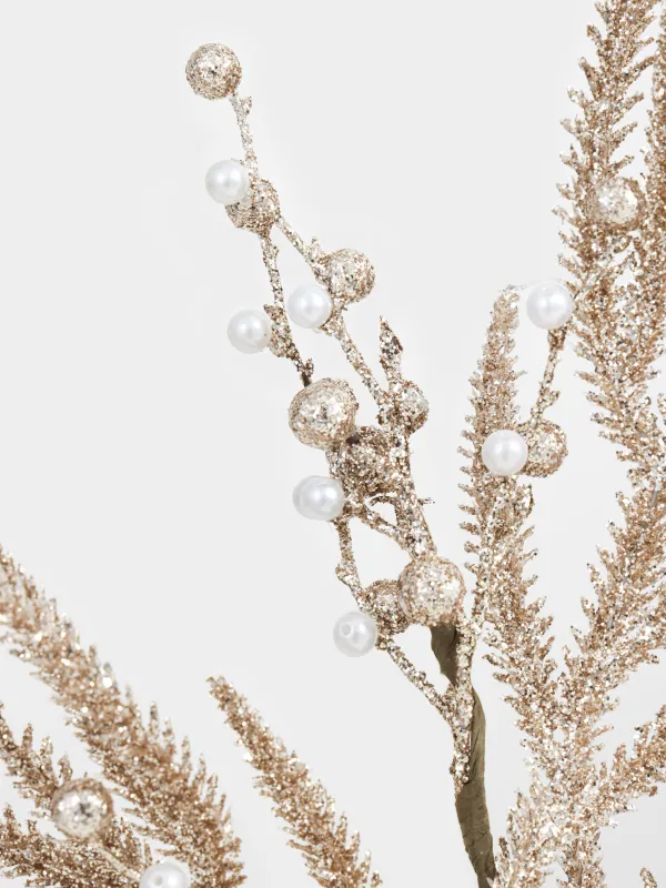 Ветка декоративная, 70 см, Ель с бусинами, Sparkle decor, image-2