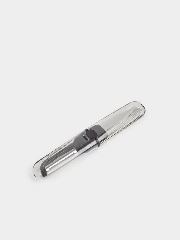 Нож-овощечистка, 19 см, 2 в 1, в чехле, сталь/пластик, черный, Black style, image-1