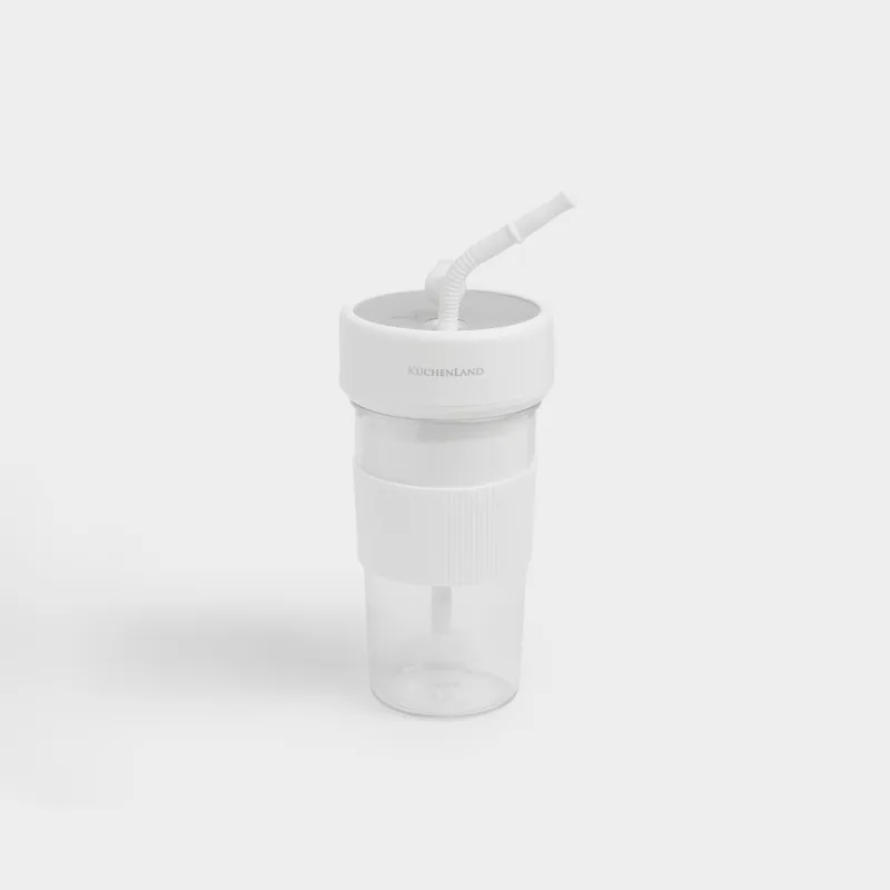 Жеке блендер, 350 мл, 5 Вт, портативті, қуатталады, пластик, ақ, Handy