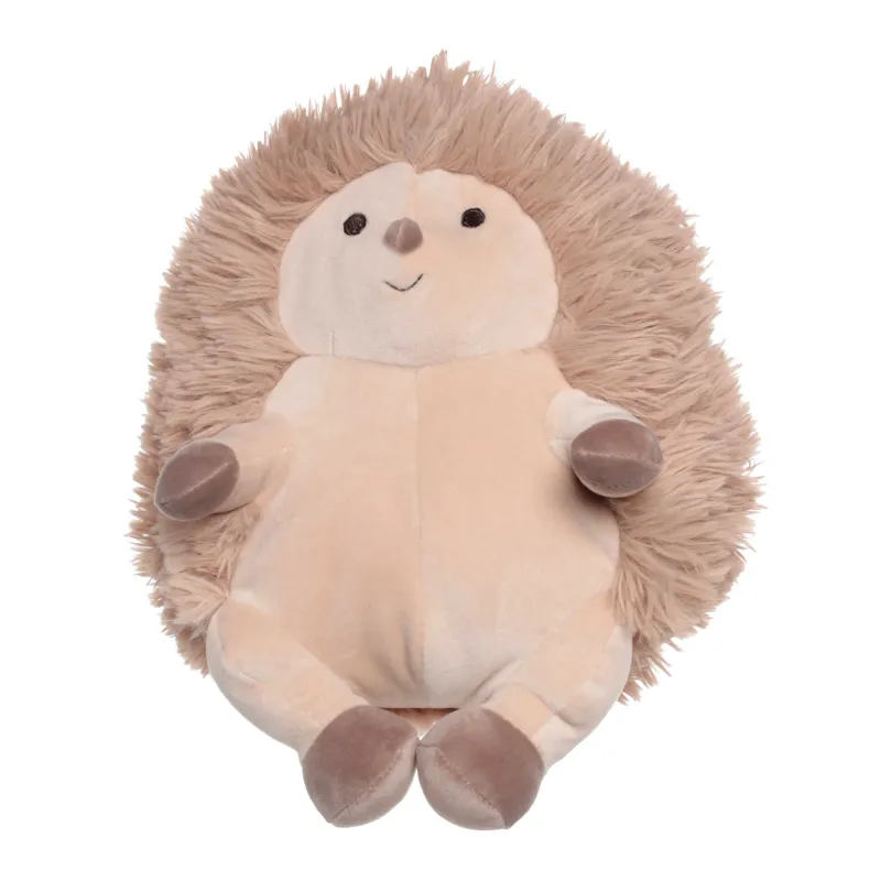 Игрушка, 25 см, мягкая, спандекс/мех, серо-бежевая, Ежик, Forest animals, image-0