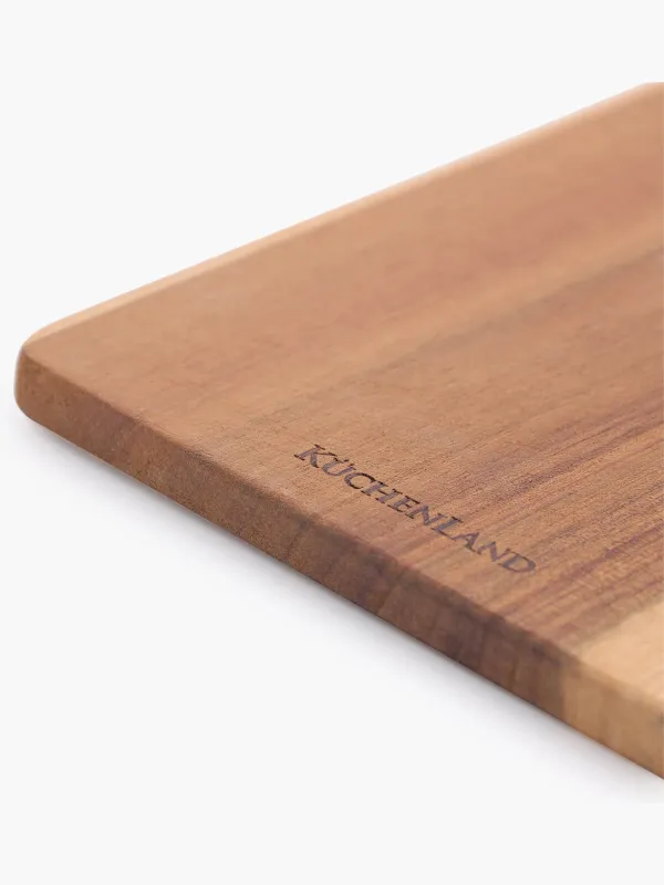 Кесу тақтасы,, 22х14 см, 4 дана, тұғырда, ағаш/болат, тікбұрышты, Noble tree, image-2