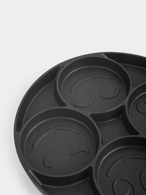 Сковорода для яиц и оладий, 21 см, 4 отд, с покрытием, алюминий, Смайл, Action, image-6