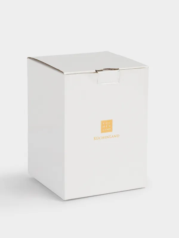 Саптыаяқ, 600 мл, фарфор F, ақ, алтын жиегі бар, Жылқы, Horse, image-4