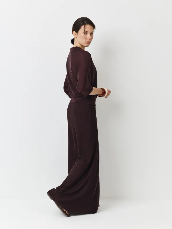 Әйелдер белдемшесі, макси, өлшемі L, лиоцелл К, мокко, Charo, image-3