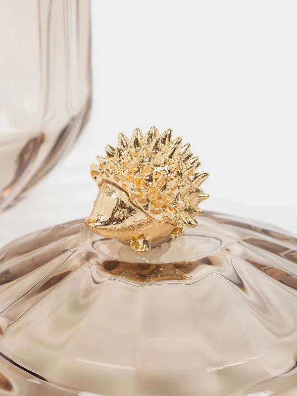 Сақтау ыдысы, 8х9 см, 180 мл, шыны Р/металл, Алтын кірпі, Alid, image-3