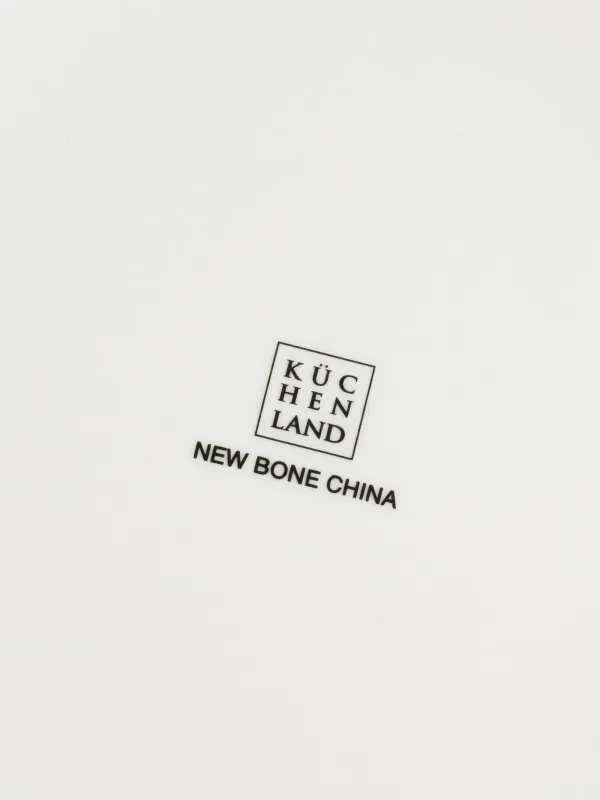 Блюдо, 23х6 см, с бортами, Серые цветы, Watercolor, image-6