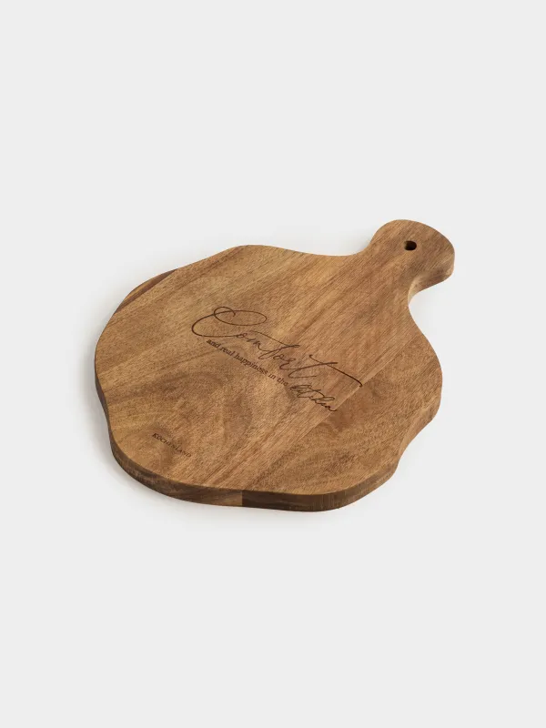 Доска разделочная, 23х30 см, с ручкой, дерево, фигурная, Comfort, Noble tree, image-2