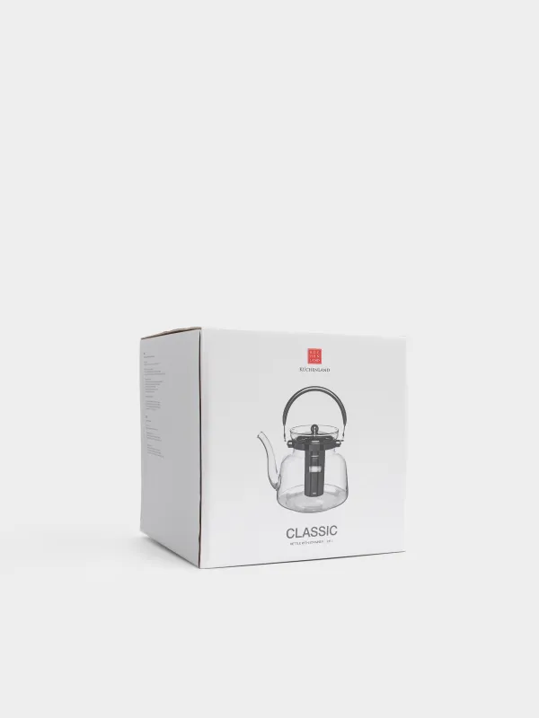 Шайнек, 2,8 л, қайнату елегі бар, шыны Б / болат, Classic, image-6