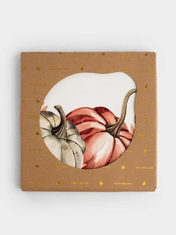 Ыстыққа арналған тұғыр, 20х21 см, керамика/тығын, ақ, Асқабақ, Forest symphony, image-4