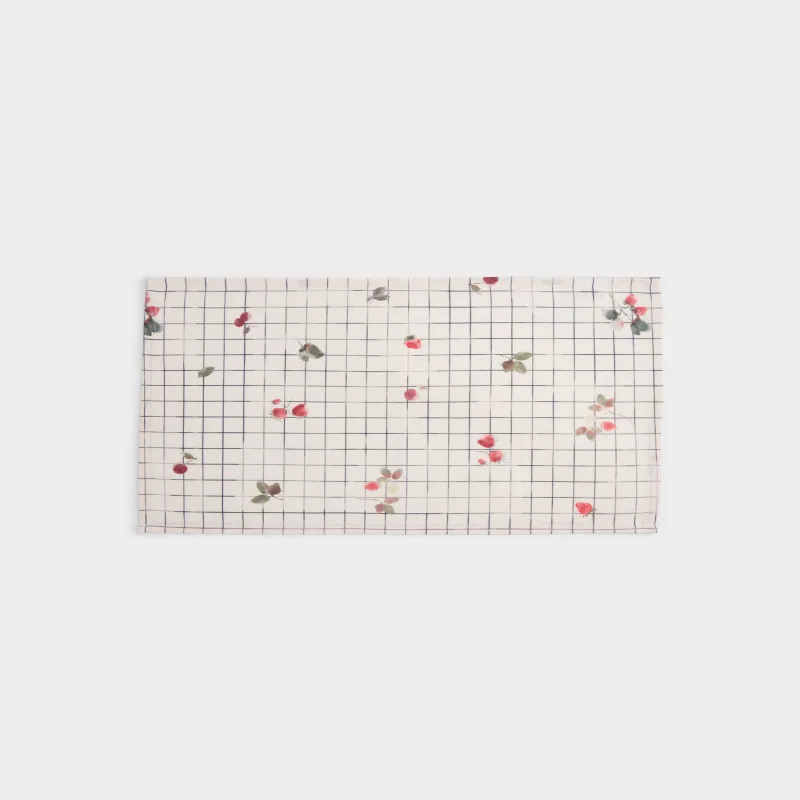 Салфетка под приборы, 30х45 см, Ягоды на клетке, Checked berry, image-1