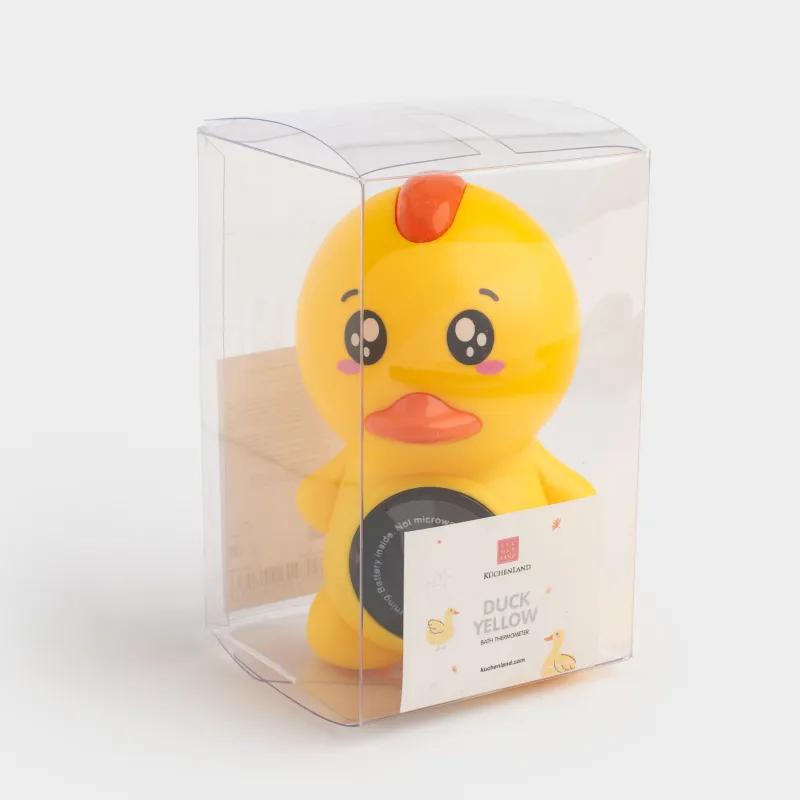 Термометр для ванны, 12 см, электронный, пластик, желтый, Утенок, Duck yellow, image-4