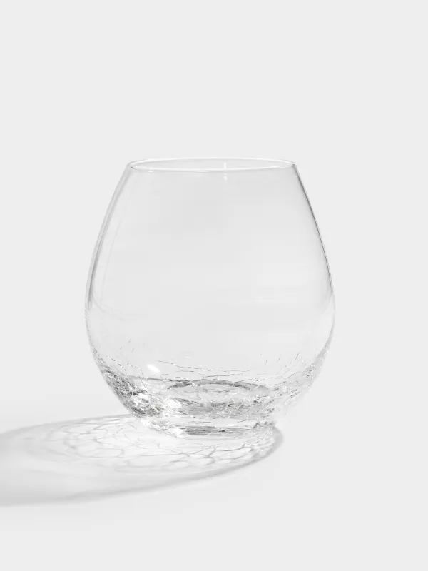 Виски жинағы, 2 адам, 6 зат, стақандар/текшелер, шыны/стеатит, Кракелюр, Ice, image-1