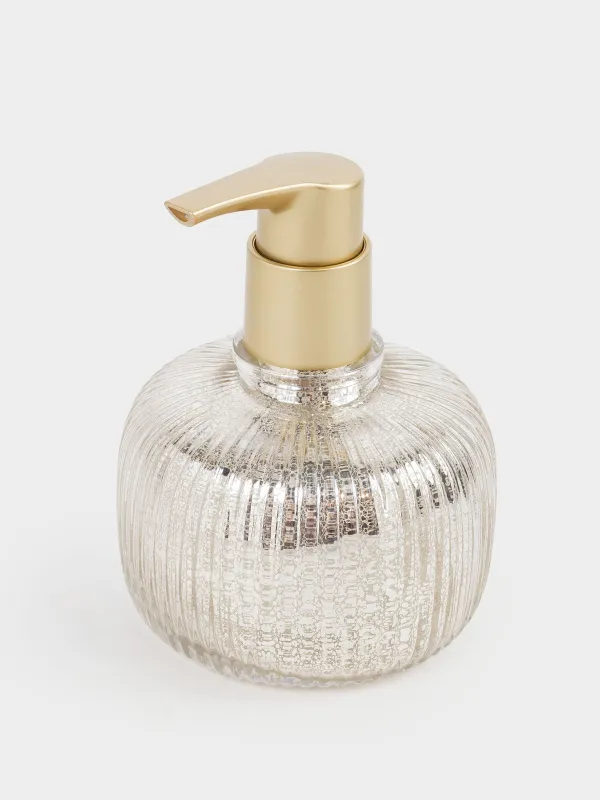 Диспенсер для жидкого мыла, 320 мл, Patina rib, image-1