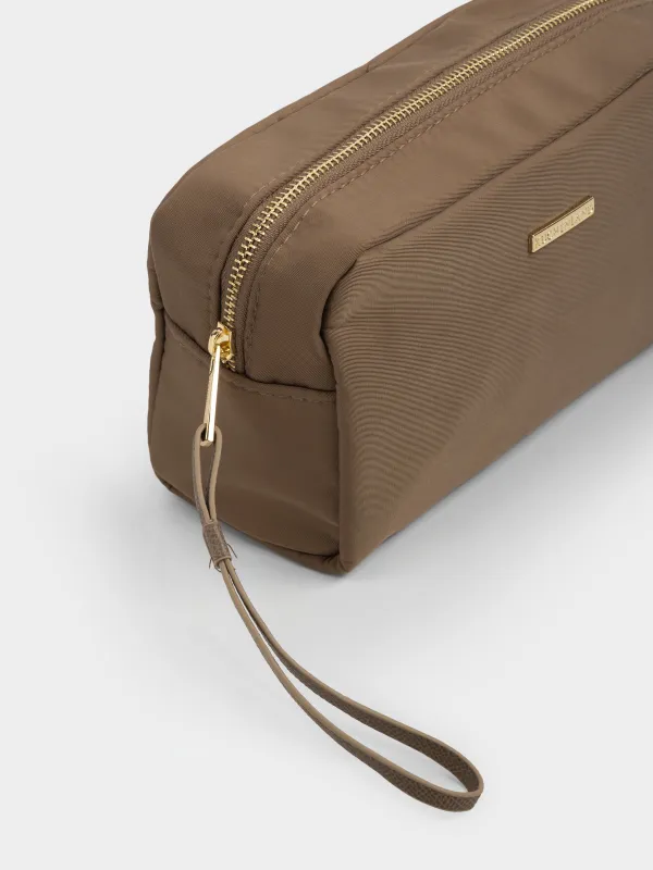 Косметичка, 23х13 см, полиэстер, коричневая, Mantle, image-4
