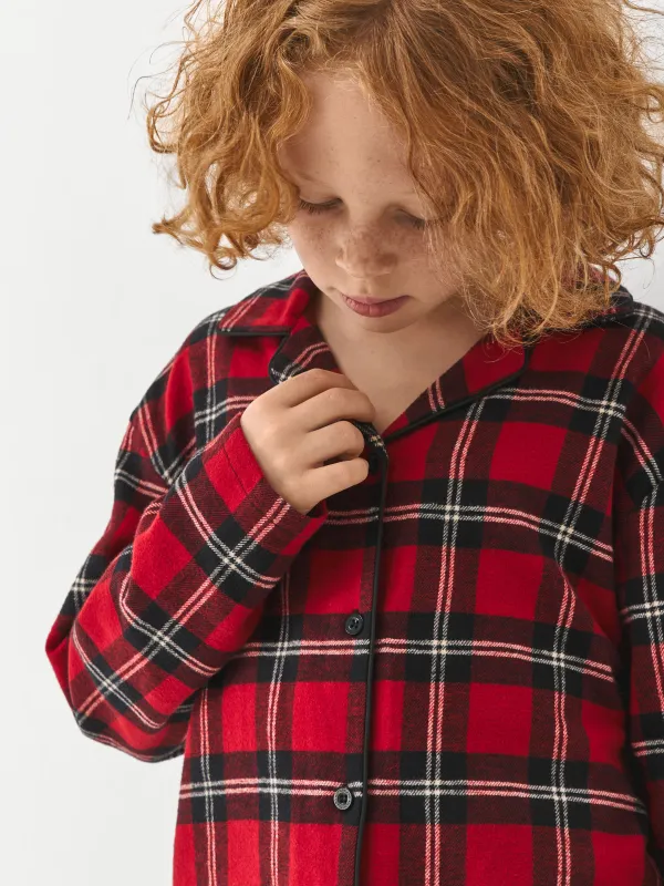 Балалар пижамасы, 104-110 см, шалбары бар, мақта, қызыл, Тор, Patsy, image-4