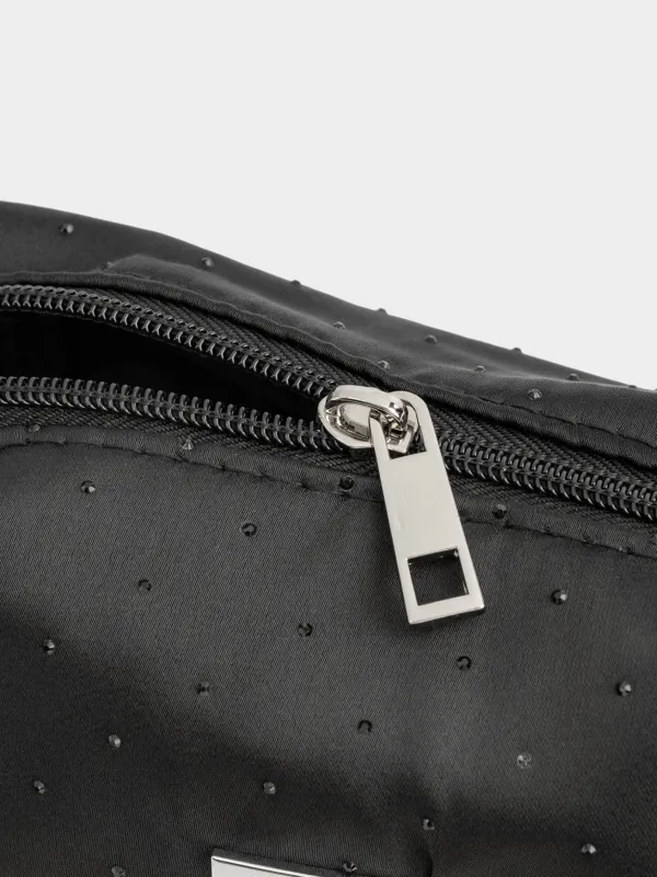 Косметикалық сөмке, 17х13 см, нейлон, қара, Force night, image-2