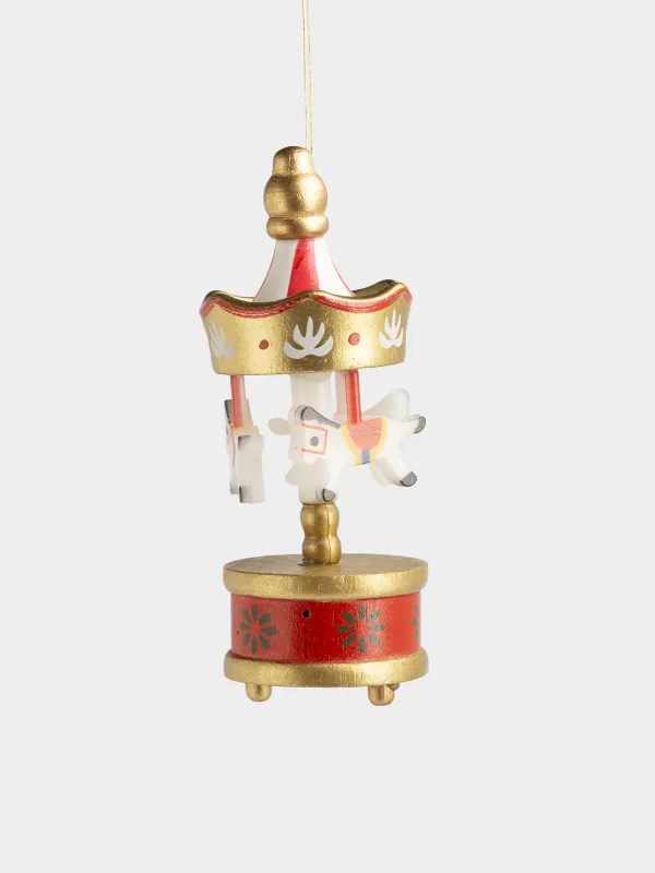 Набор елочных игрушек, 8 см, МДФ, Figure christmas, image-2