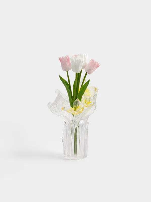 Ваза для цветов, 28 см, декоративная, Нарциссы, Bloome, image-3