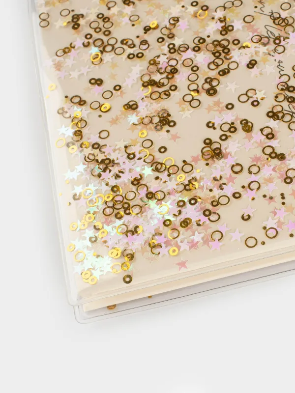 Жазбаларға арналған дәптер, 15х20 см, 80 л, жылтырақтары бар, картон, Dreams, Stationery, image-3