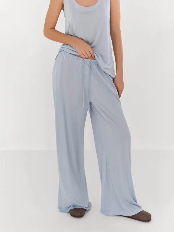 Әйелдер шалбары, үйге арналған, өлшемі S, вискоза/полиэстер, қызғылт, Railia, image-1