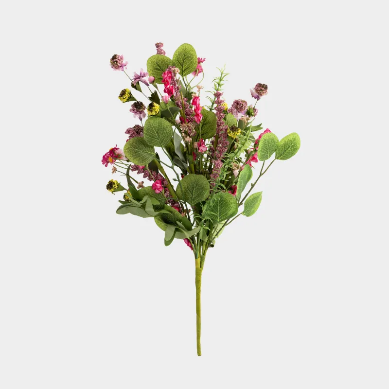 Сәндік бұтақ, 55 см, пенопласт/полиэстер, Дала гүлдері, Flower garden