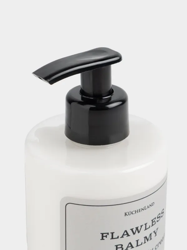 Крем для рук и тела, 300 мл, с дозатором, эмульсионный, питательный, Табак и ваниль, Flawless balmy, image-1