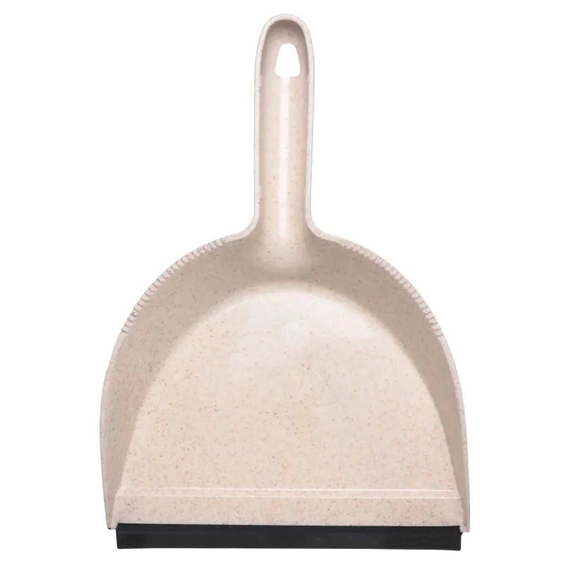 Щетка для мусора, с совком, 27 см, нейлон/пластик, черно-бежевая, Black clean new, image-1