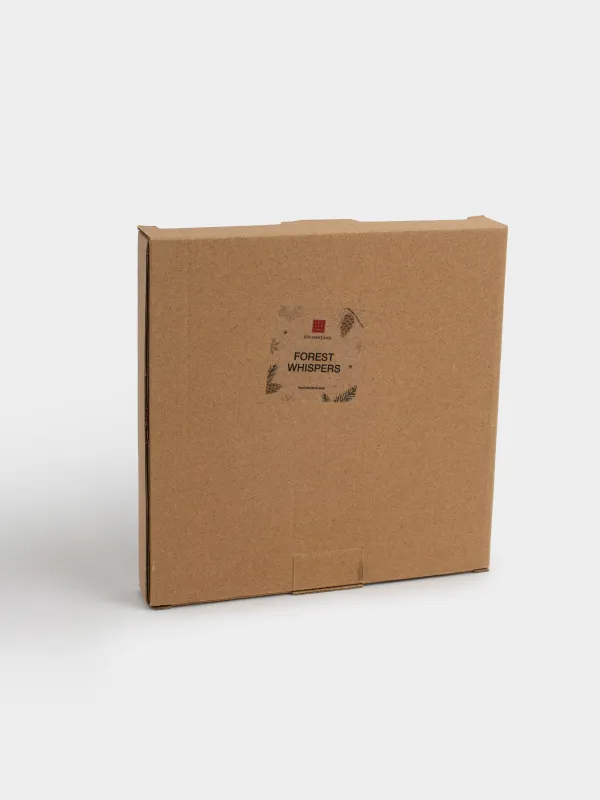 Ыдыс, 19 см, керамика, жасыл, Шырша бұтақтарындағы бүршіктер, Forest whispers, image-5