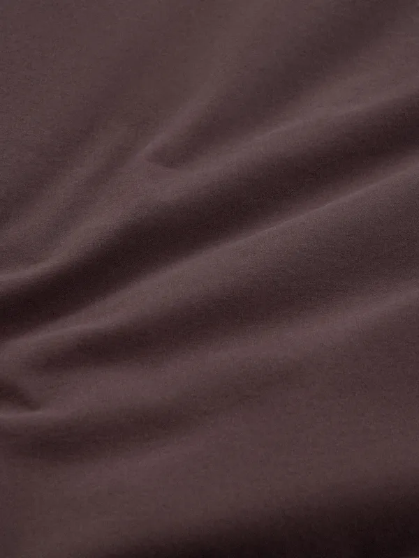 Простыня, 245х270 см, вареный хлопок, коричневая, Washed cotton, image-3