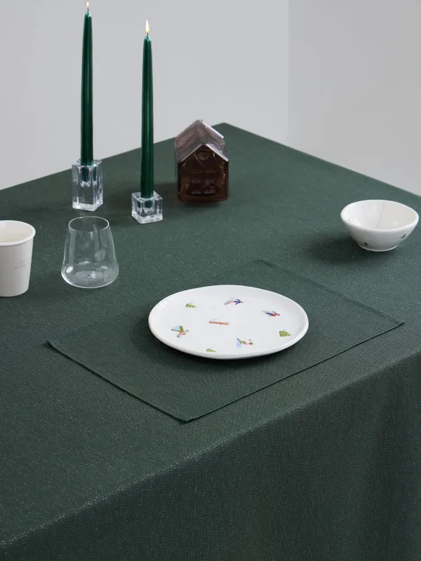 Аспаптарға арналған майлық, 30х45 см, полиэстер, тікбұрыш, қою жасыл, Green speckled, image-1