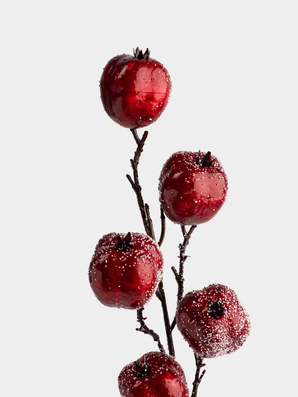 Сәндік бұтақ, 65 см, пенопласт, Анарлар, Garnet decor, image-3