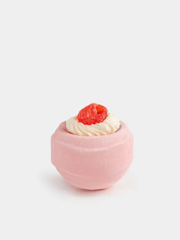 Ваннаға арналған бомба, 150 гр, сабын мүсіні бар, қызғылт, Таңқурай, Body spa, image-0