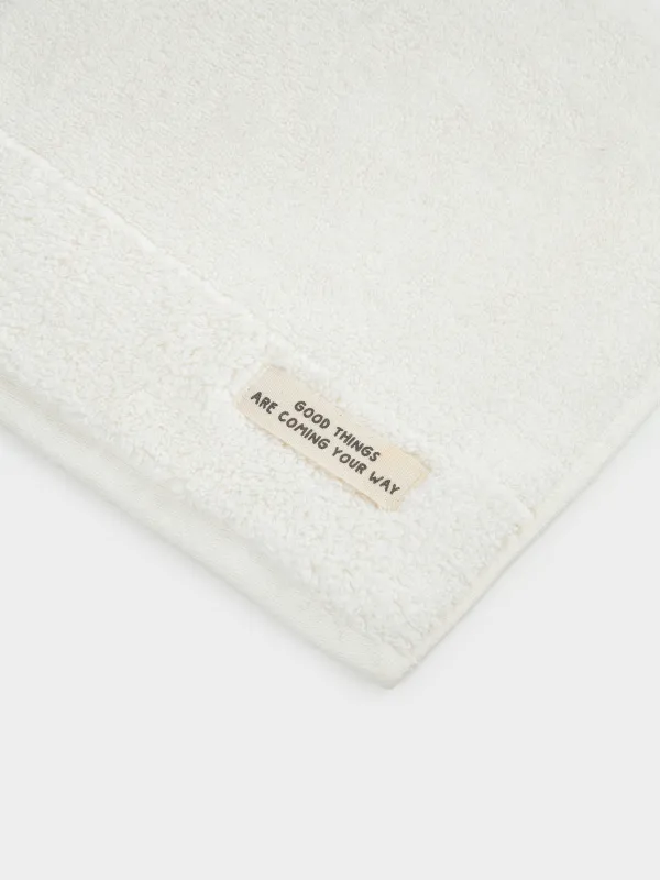 Полотенце, 40х60 см, хлопок, молочное, Super soft cotton, image-4