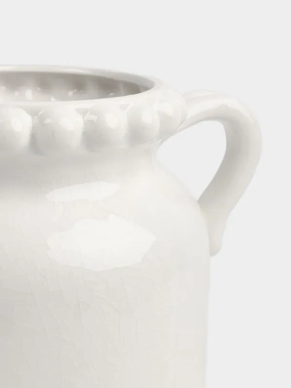 ЖИЫНТЫҚТАМА Кашпо, 21 см, керамика, сүт түстес, Festive mood, image-2