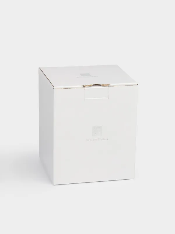 Кружка, 450 мл, фарфор F, белая, с серебристым кантом, Девушка с цветами, Girls garden, image-4