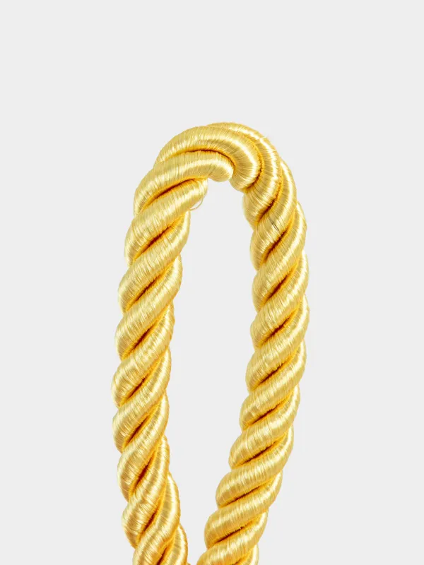 Сәндік бұйым, 40 см, аспалы, пластик/полиэстер, алтын, Арқандағы Аяз ата, Magic time, image-4