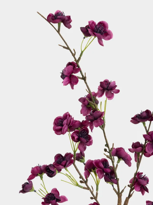 Ветка декоративная, 82 см, пластик/полиэстер, Бордовая сакура, Flower garden, image-2