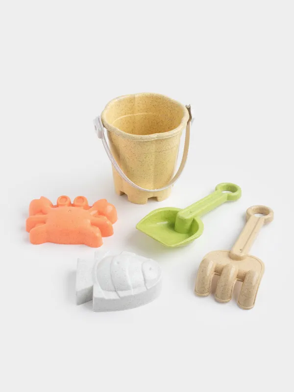 Құмға арналған ойын жинағы, 5 зат, пластик, түрлі-түсті, Sunny, image-0