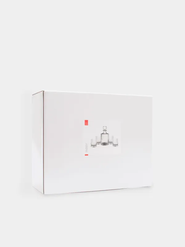 Набор для виски, 5 предметов, графин/стаканы, Ribby, image-5